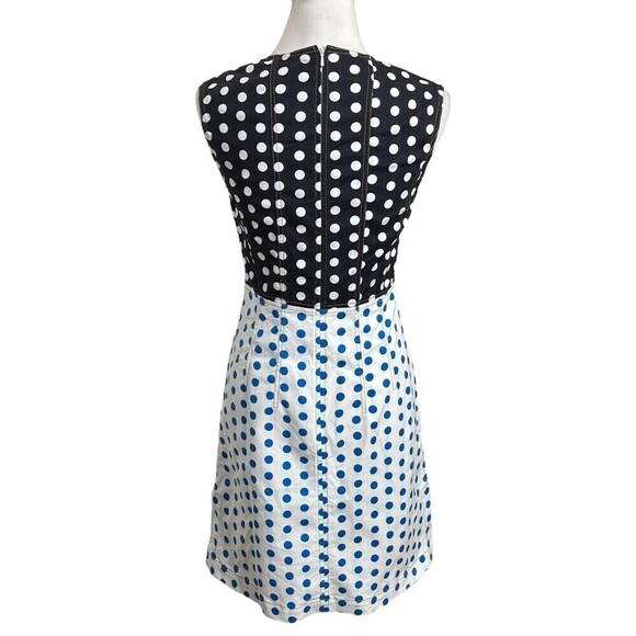 J.W. Anderson Polka Dot Denim Dress Women’s Size 4 Multicolor A-Line Shift - Picture 4 of 13